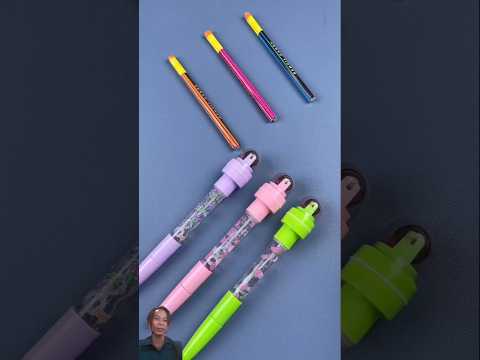 Các bạn thích bút chì hay là bút bi bong bóng của tôi?