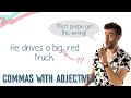 Mastering Comma Usage with Adjectives