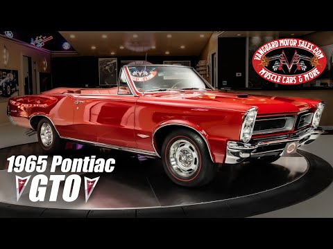 1965 Pontiac GTO Convertible For Sale Vanguard Motor Sales #8841