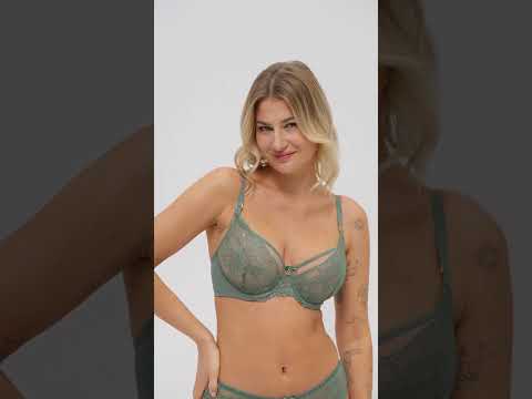 Biustonosz Mila A123 szałwiowy miękki