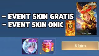 SKIN EPIC GRATIS ! JANGAN LOGIN KAN AKUN TUYUL DARI SEKARANG & EVENT SKIN JOY ONIC