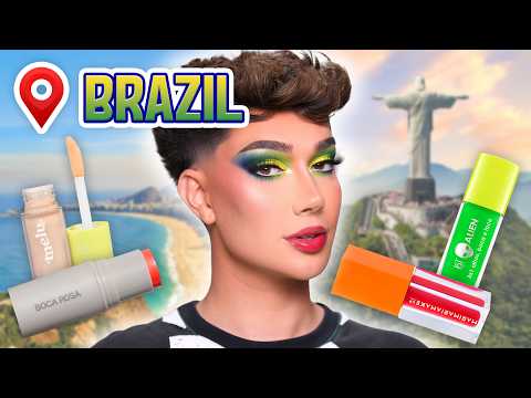 Trying A Full Face Of Makeup From BRAZIL! 🇧🇷