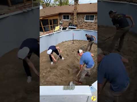 ¡Así Construyen Una Piscina En Horas!