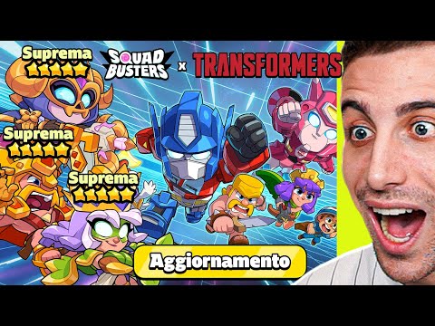 NUOVO Livello SUPREMO *5 Stelle* + TRANSFORMERS! Aggiornamento Squad Busters ITA!