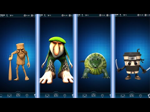 Italian Brainrot Characters in FNAF AR Workshop Animation