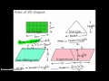 Area Calculations for Geometric Shapes