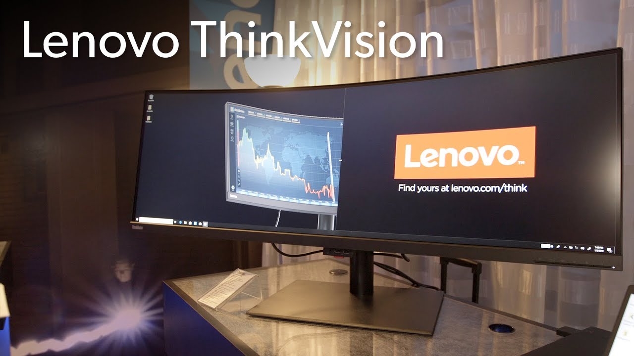 Lenovo ThinkVision P44W & Legion Y44W: Sexy curved screens