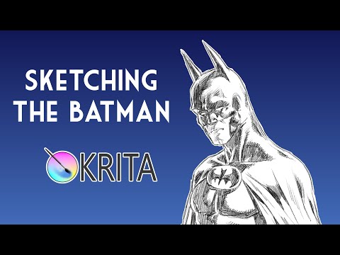 Sketching The Batman (drawing)