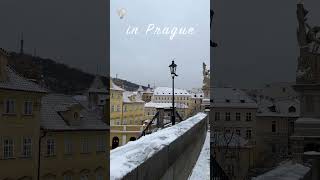Fairy Tale Winter Walk in Prague #prague #travel #snow