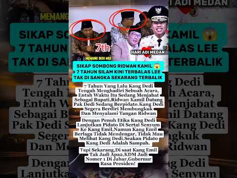 Masya Allah yg dulu disepelekan kini TERBALIK Lee 😱😱 salut buat kang Dedi Mulyadi 👍 #kangdedymulyadi