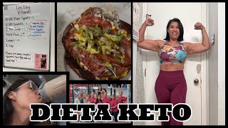 UN DIA EN MI VIDA HACIENDO DIETA Y EJERCICIO | DIETA KETO