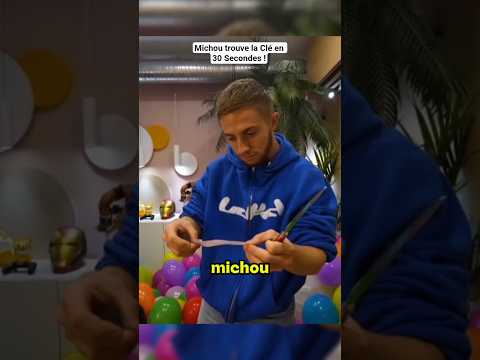 Michou Trouve la Clé en 30 Secondes ! #michou #youtubeur #streamerfr #shorts