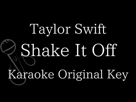 【Karaoke Instrumental】Shake It Off / Taylor Swift【Original Key】