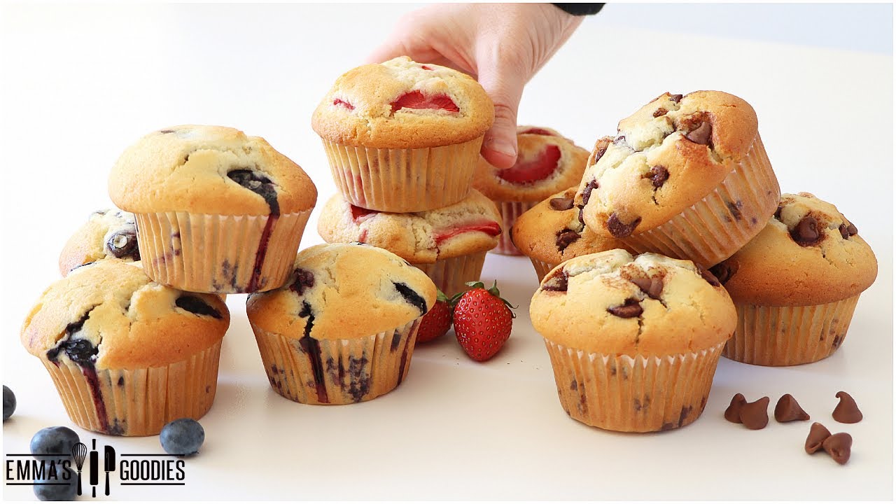 Make assorted Muffins USING 1 RECIPE - Easy Muffin Recipe