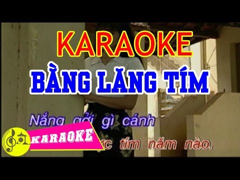 Bằng Lăng Tím Karaoke || Beat Chuẩn