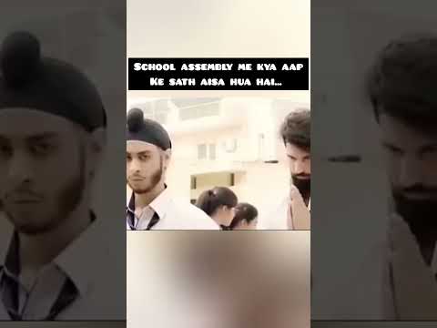 School assembly..