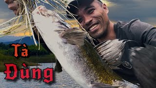 Cắm Trại Săn Cá TÀ ĐÙNG Mùa Gió Lạnh￼ / Camping, fishing, and cooking on the lake.