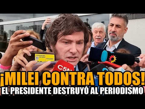 MILEI DESTRUYÓ A LOS PERIODISTAS Y LES PEGÓ DONDE MÁS LES DUELE | BREAK POINT