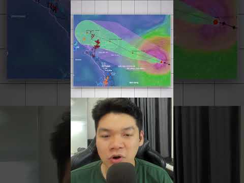 Bão Matmo ảnh hưởng tới Bắc Bộ đêm mai 5.10 #shorts