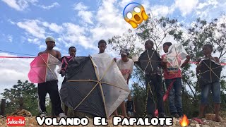 Volando Chichigua Grande 🔥 Papalote O Cometa Lajiando Haciendo Guiso 😱