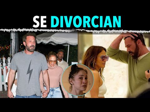 Jennifer López se divorcia de Ben Affleck  💔👀