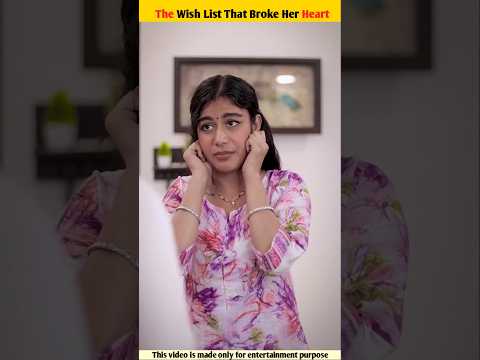 The Wish List That Broke Her Heart #shorts #respect