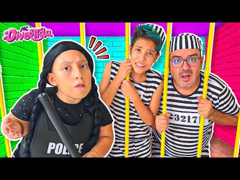 Maria Clara e aventuras de polícia | Wednesday Police Chase Adventure - MC Divertida