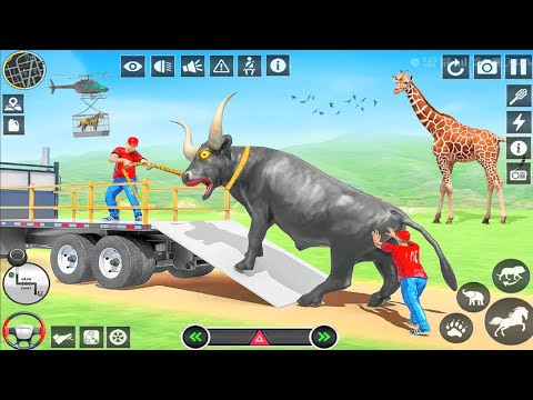 XXL Wild Animal Transport Truck Driving | Animals Transport Game | Android Games#games #truckdriver