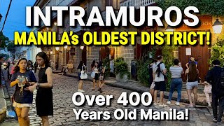 INTRAMUROS MANILA Walking Tour 2025 🇵🇭 Philippines 400-Year-Old Spanish Walled City!