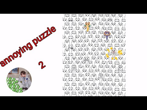 annoying puzzle Level 2 Find 10 different cats