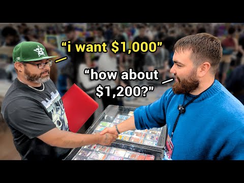 I Overpaid on Purpose for His Binder! | Pokémon Vendor POV at Houston Collect-a-Con