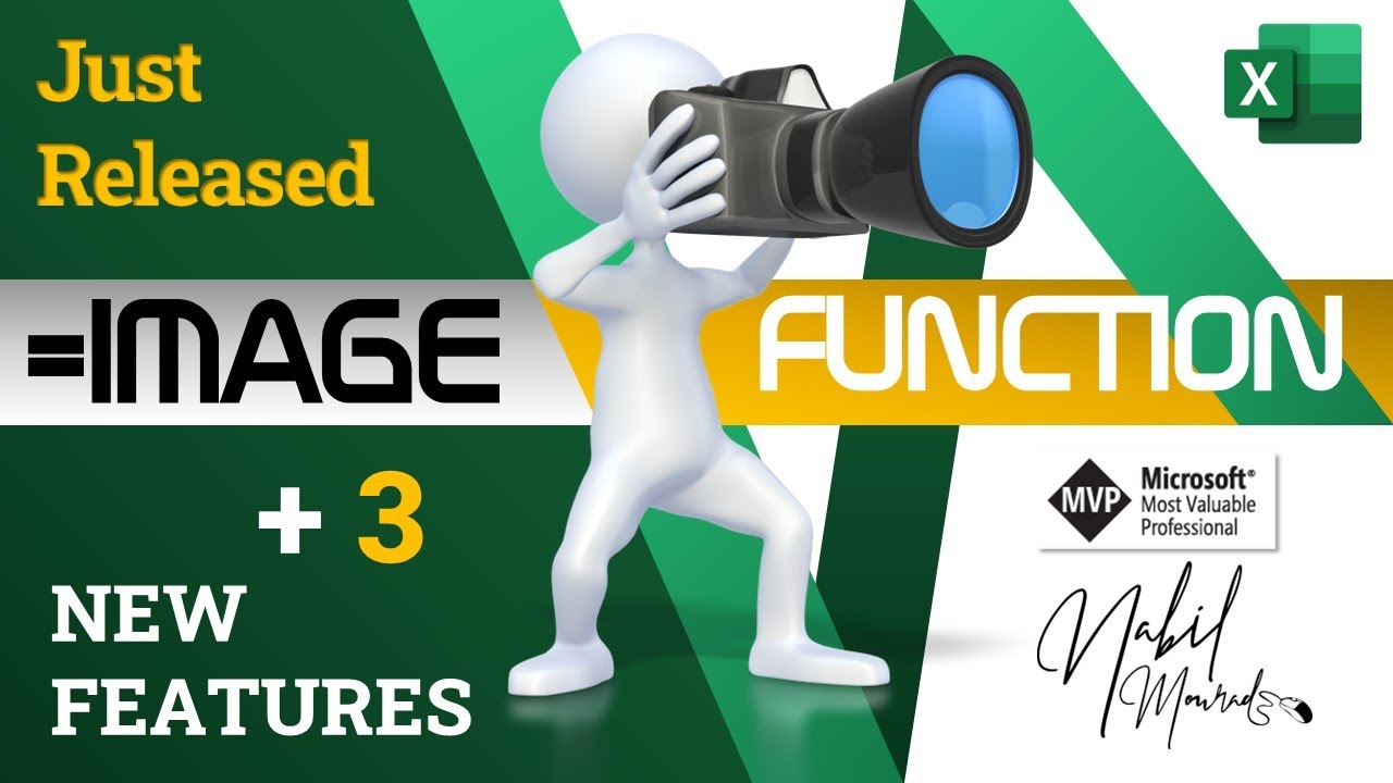 IMAGE Function and 3 New Excel Features