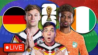 GERMANY VS IVORY COAST | World Cup 2026 LIVE Watchalong