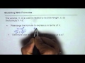 Cube Volume and Side Length Concepts