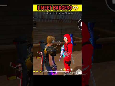 BADGE 99 IN MY GAME😳||#shorts#freefireshorts#mobtra
