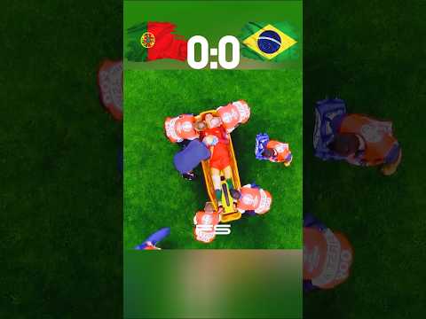 The Day injury🥶 Ronaldo Showed Neymar & Vini jr | Portugal vs Brazil World Cup final💥 #football #cr7