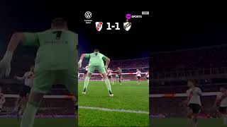 RIVER VENCIÓ AL CAMPEÓN PLATENSE por 3-1 con un gol de Maxi Salas en su debut ⚪️🔴