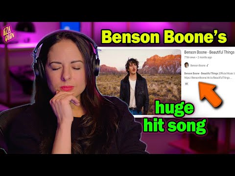 Now I Get Why Benson Boone's 'Beautiful Things' is a Global Hit | Lyric Vid Reaction/Analysis