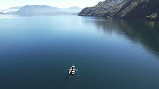 Topografia con apoyo Bote a Remos