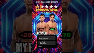 UFC Seok Hyeon Ko vs. Jean-Paul Lebosnoyani Quick Fight Pick