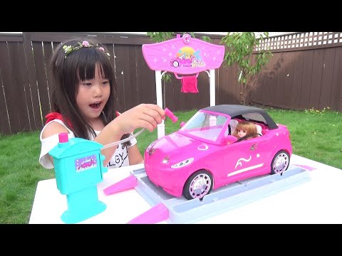 Pink Car Wash ピンクの車で英語のレッスン