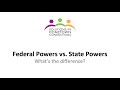 State Responsibilities and Powers