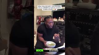 Adin Ross's Security Guard Tried PRESSING Zias😳😱 #adinross #lol #ishowspeed #clips