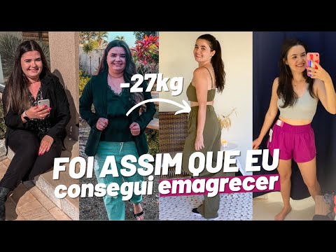 EMAGRECI 27KG DEPOIS QUE EU ENTENDI ISSO... | 6 hábitos e truques que mudaram o meu corpo