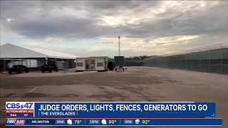 Third lawsuit filed against Alligator Alcatraz, judge orders takedown of lights, fences, generators