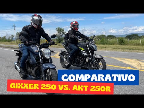 😲💥 Comparativo Suzuki Gixxer 250 vs. AKT 250R. ¿Cuál SÍ cuál NO? LA VERDAD sin PELOS en la lengua