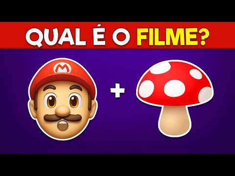 ADIVINHE O FILME APENAS PELO EMOJI | Teste seus Conhecimentos Em Filmes 🎬😱