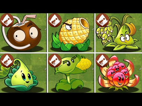 100% All PULT Plants LEVEL 1000 vs All Final Boss - Plants vs Zombies 2 Mod