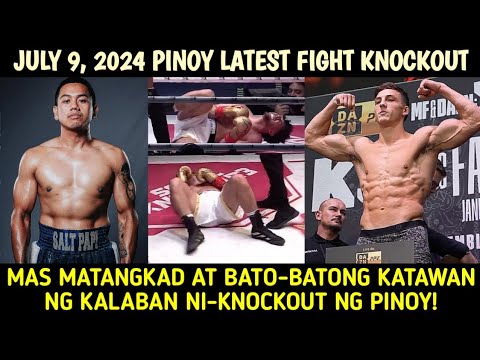 Pinoy Light Heavyweight 3x Pinabagsak Ang Turkish Boxer First Round KO!