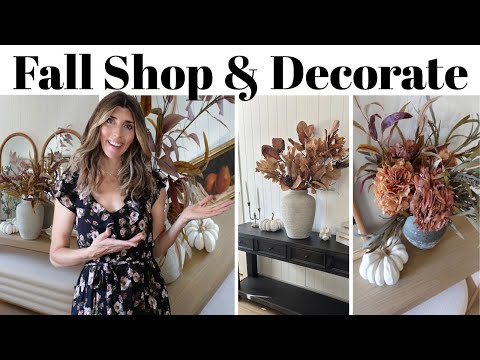 Fall Shop & Decorate With Me 2024 / Styling NEW FALL Hobby Lobby Decor / Early Fall Decorating